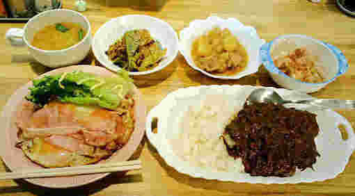 喫茶Yの定食メニュー