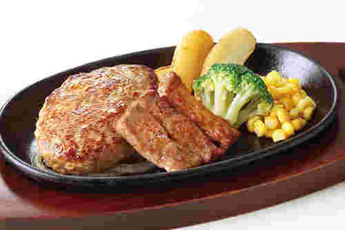 ステーキ宮の食べ放題メニューの一例