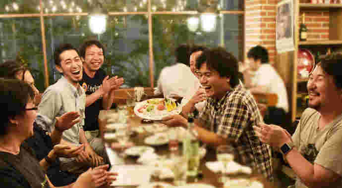 飲み会の様子