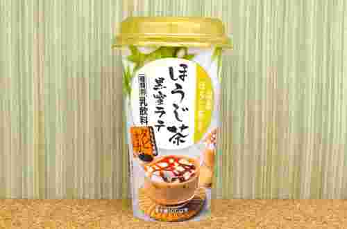 アグリテクノのほうじ茶黒蜜ラテ