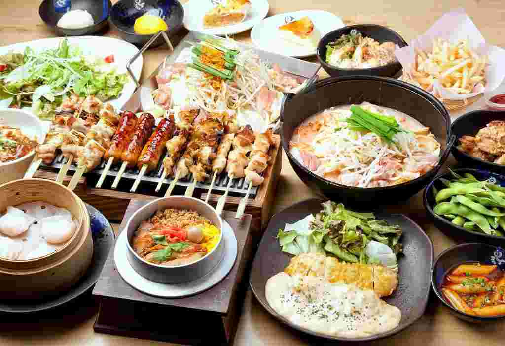 とりでんの豪華メニューのラインナップ