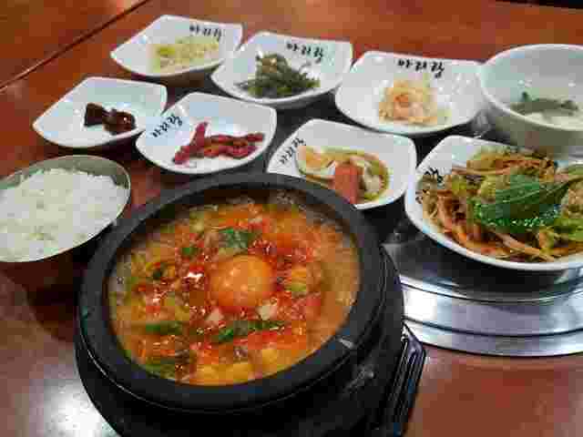 アリアン食堂の美味しい韓国料理