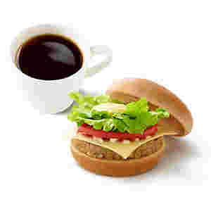 モスバーガーのソイモーニング野菜チーズバーガー