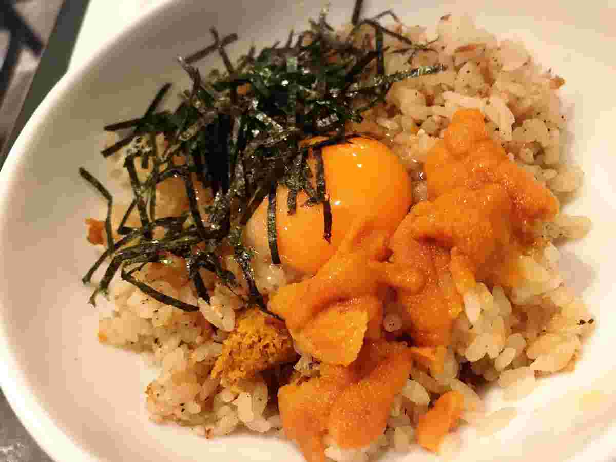うに屋のあまごころの卵かけご飯