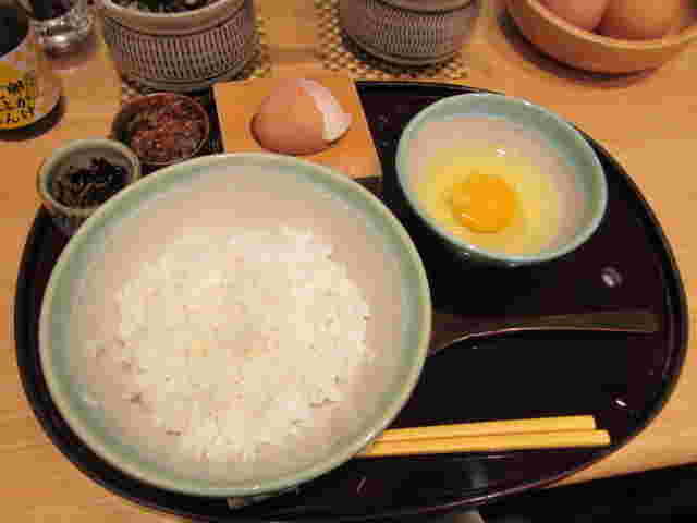 赤坂うまや うちのたまご直売所の卵かけご飯