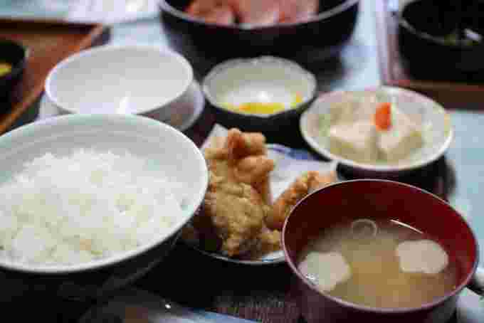 弁天の里の卵かけご飯