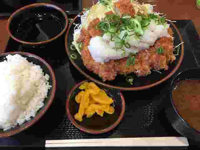 とんかつ定食（おろしポン酢）