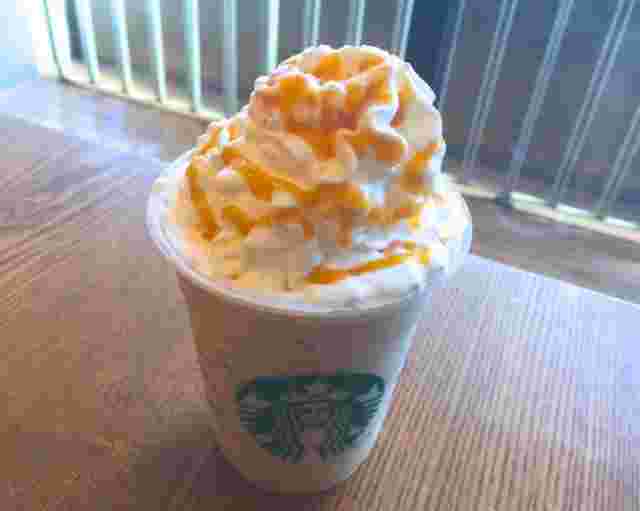 キャラメルヘーゼルナッツフラペチーノ画像