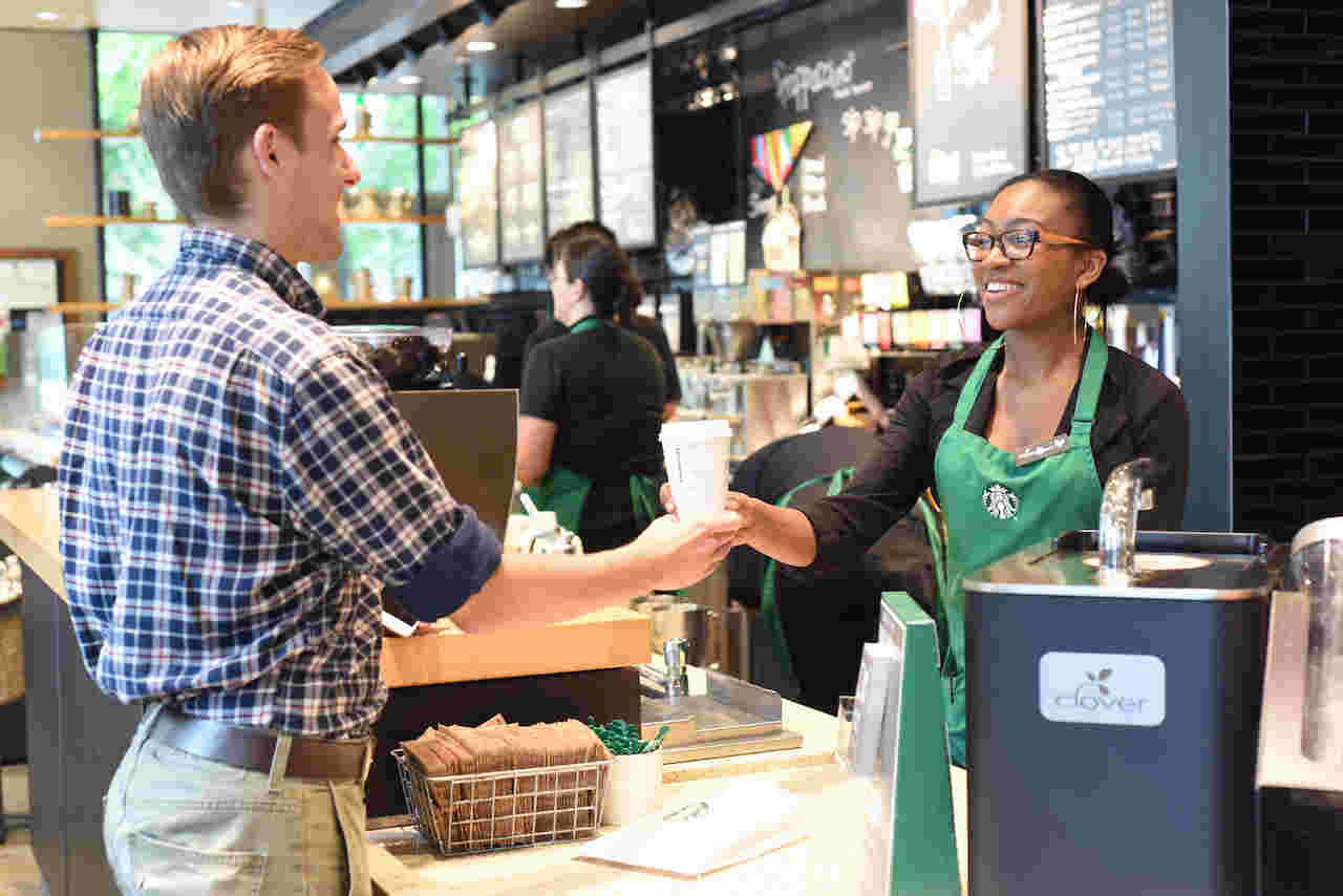 スターバックスでの商品受け取り