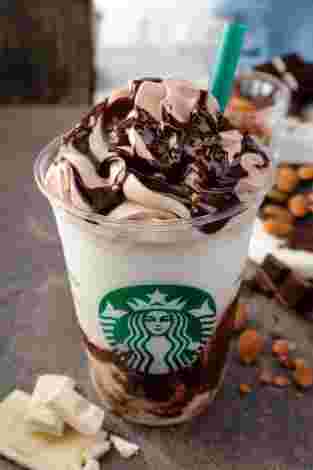 チョコレートのフラペチーノの画像