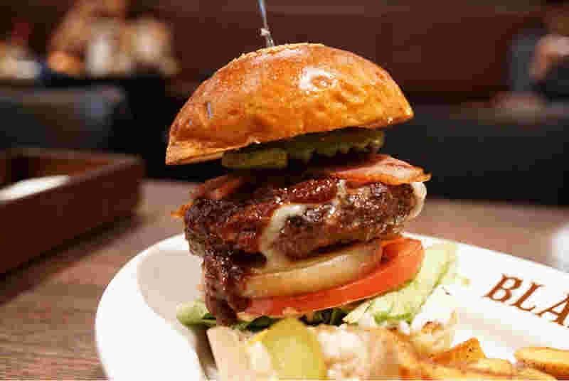 ブラッカウズのハンバーガー