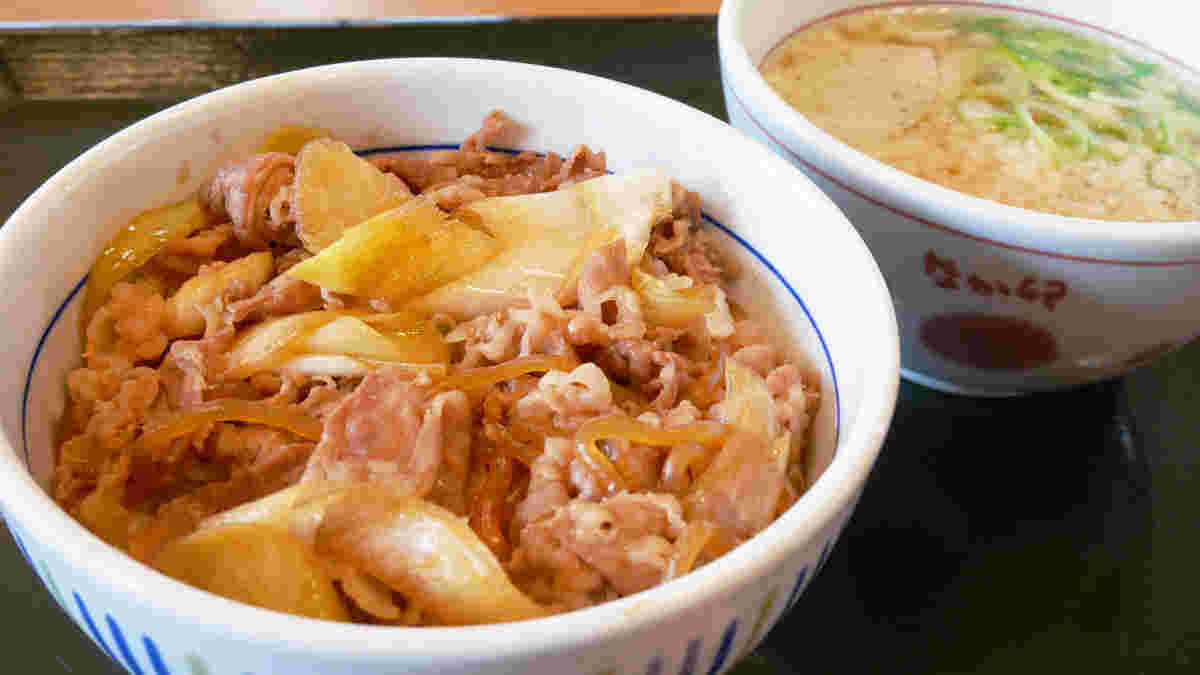 なか卯の和風牛丼