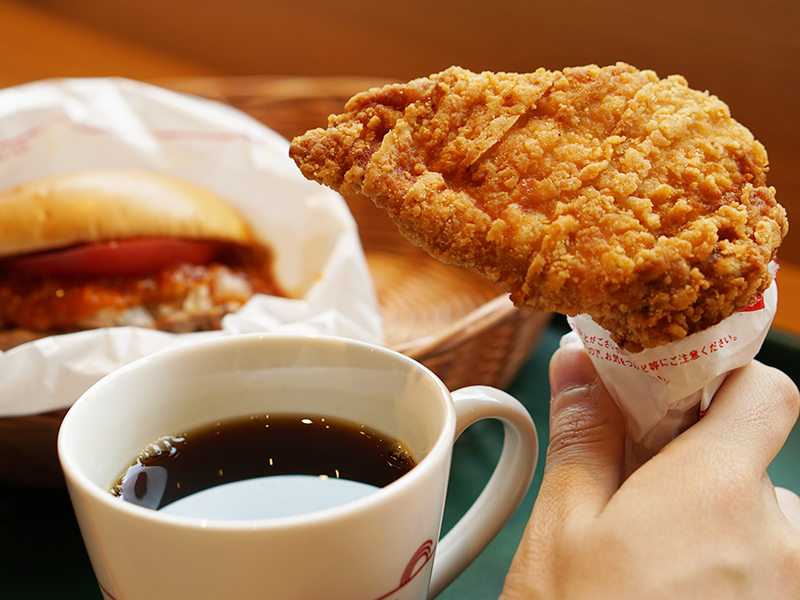 モスチキンとコーヒーとバーガー