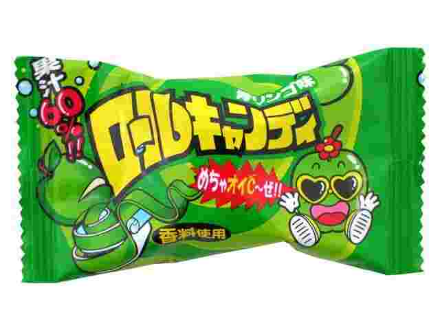 ロールキャンディ青リンゴ味