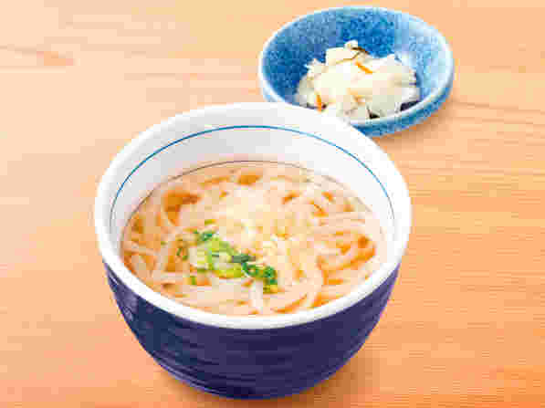 うどんとおしんこ