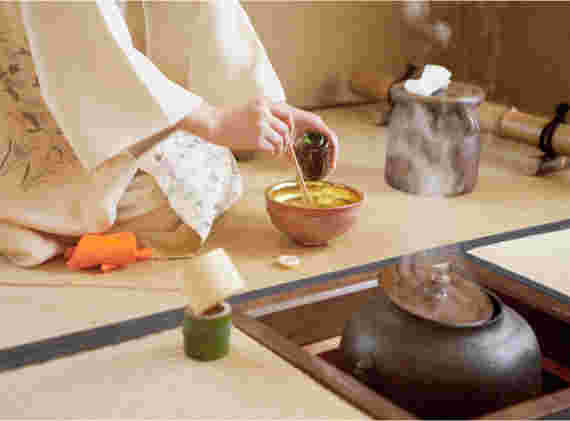 上生菓子の発展に深く関係する茶道