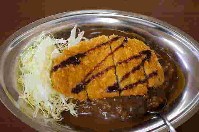 チャンピオンカレーのカツカレー