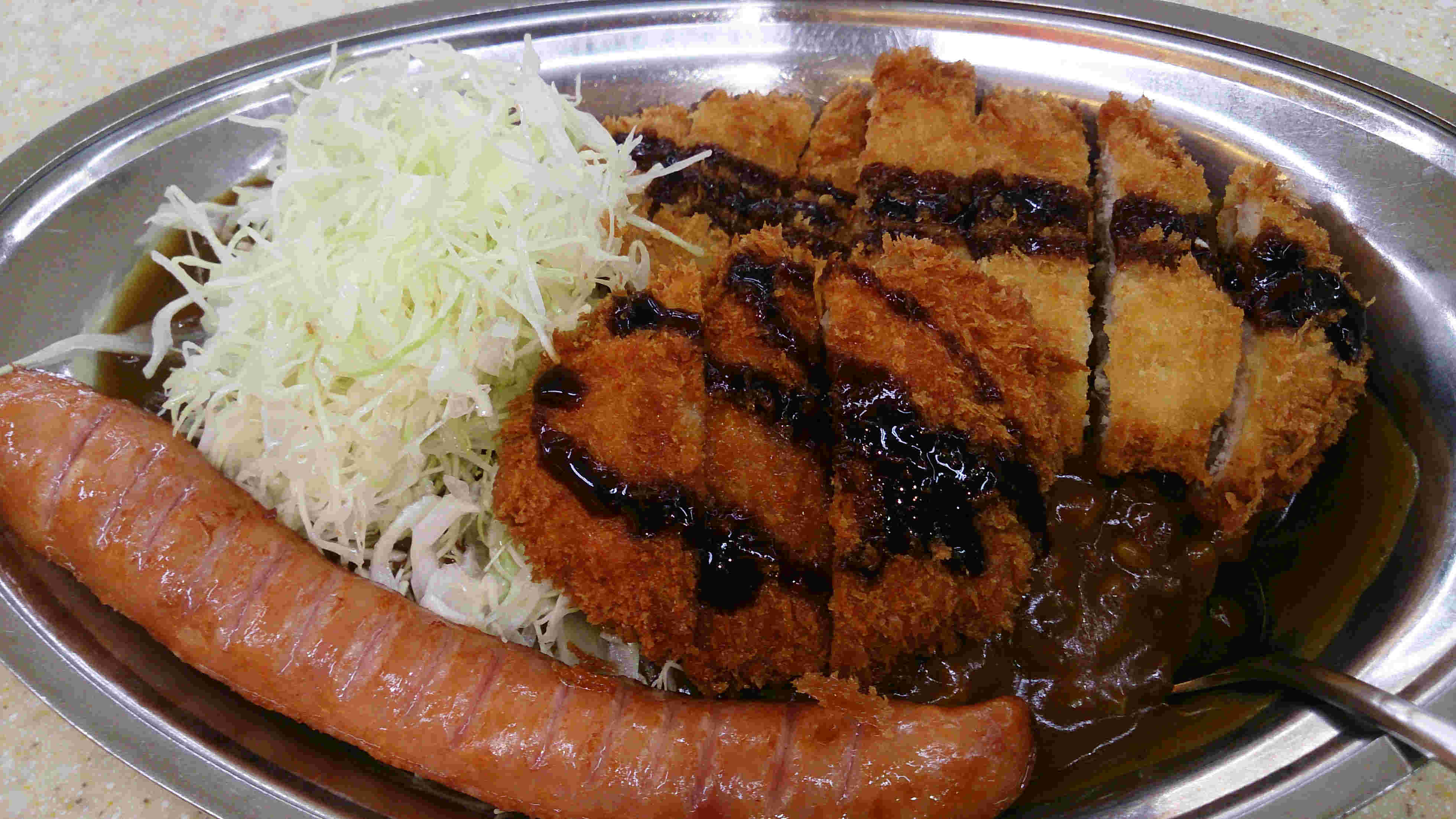 チャンピオンカレーのミックスカレー
