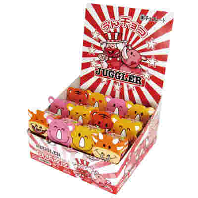 ジャグラーのコラボうんチョコ