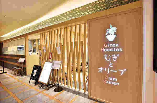 むぎとオリーブの店舗外観の様子