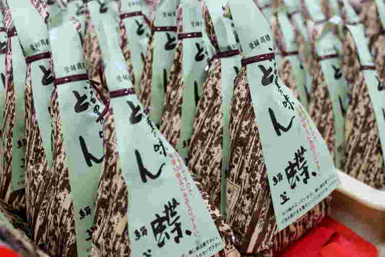 綺麗に並んだ沢山のとんちょう