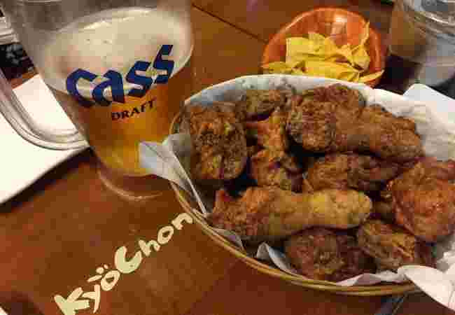 ビールとkyoChonチキン