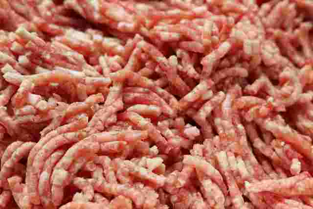 ひき肉のアップ画像