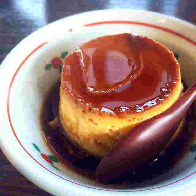 岡本屋の元祖地獄蒸しプリン
