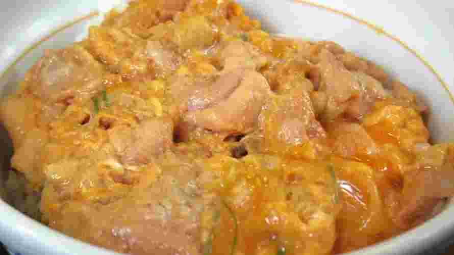 親子丼アップ