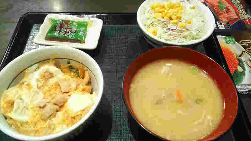 豚汁・サラダセット