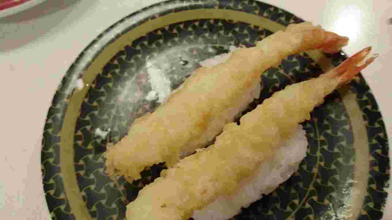 はま寿司のえび天にぎり