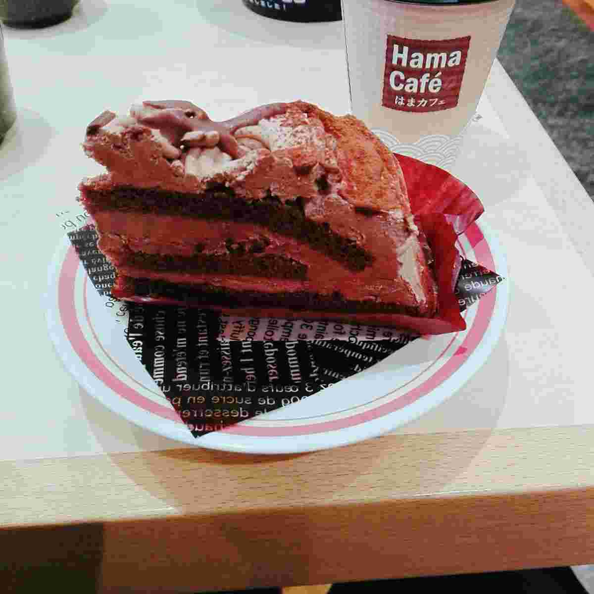 はま寿司のチョコレートケーキ