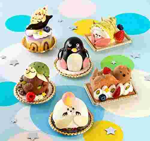イルカやペンギンなどの形をデコレーションしたマイスターケーキ