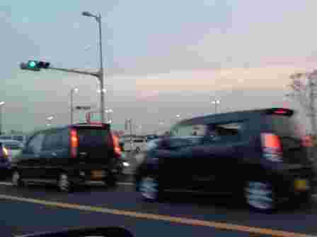 帰りの車