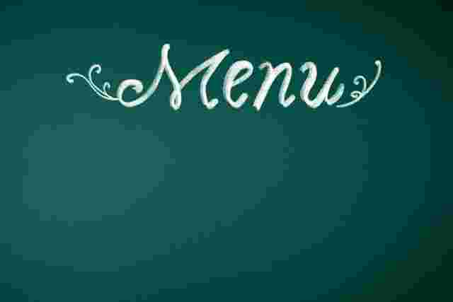 Menuの文字