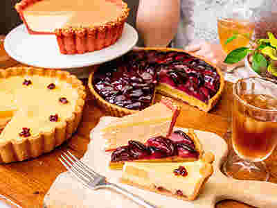 たくさん並んだキルフェボンのケーキ