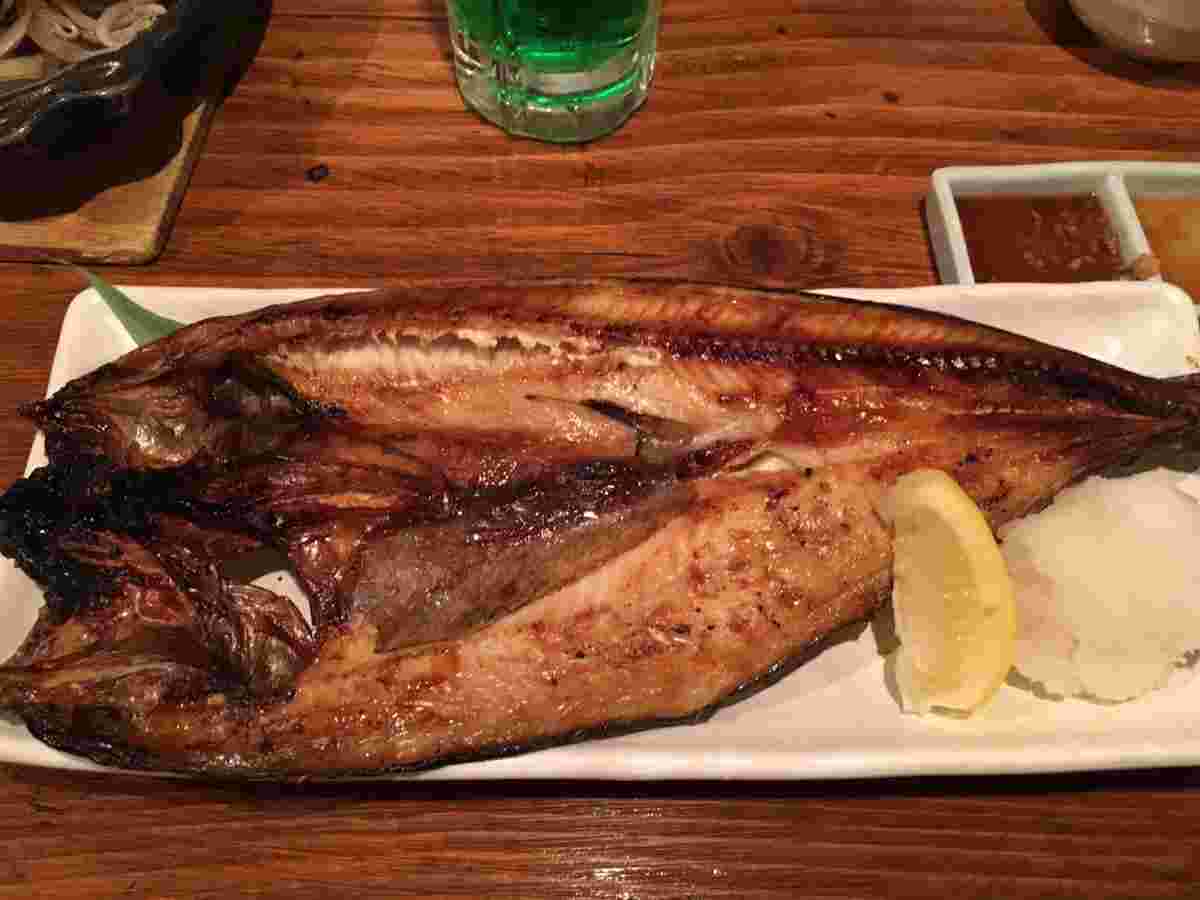 羅臼産真ホッケの開き