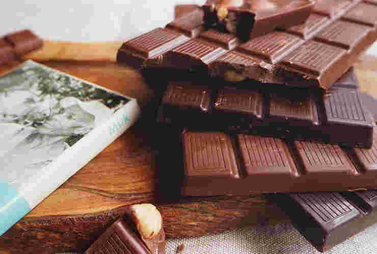 さまざまなテイストのチョコレートを並べて紹介