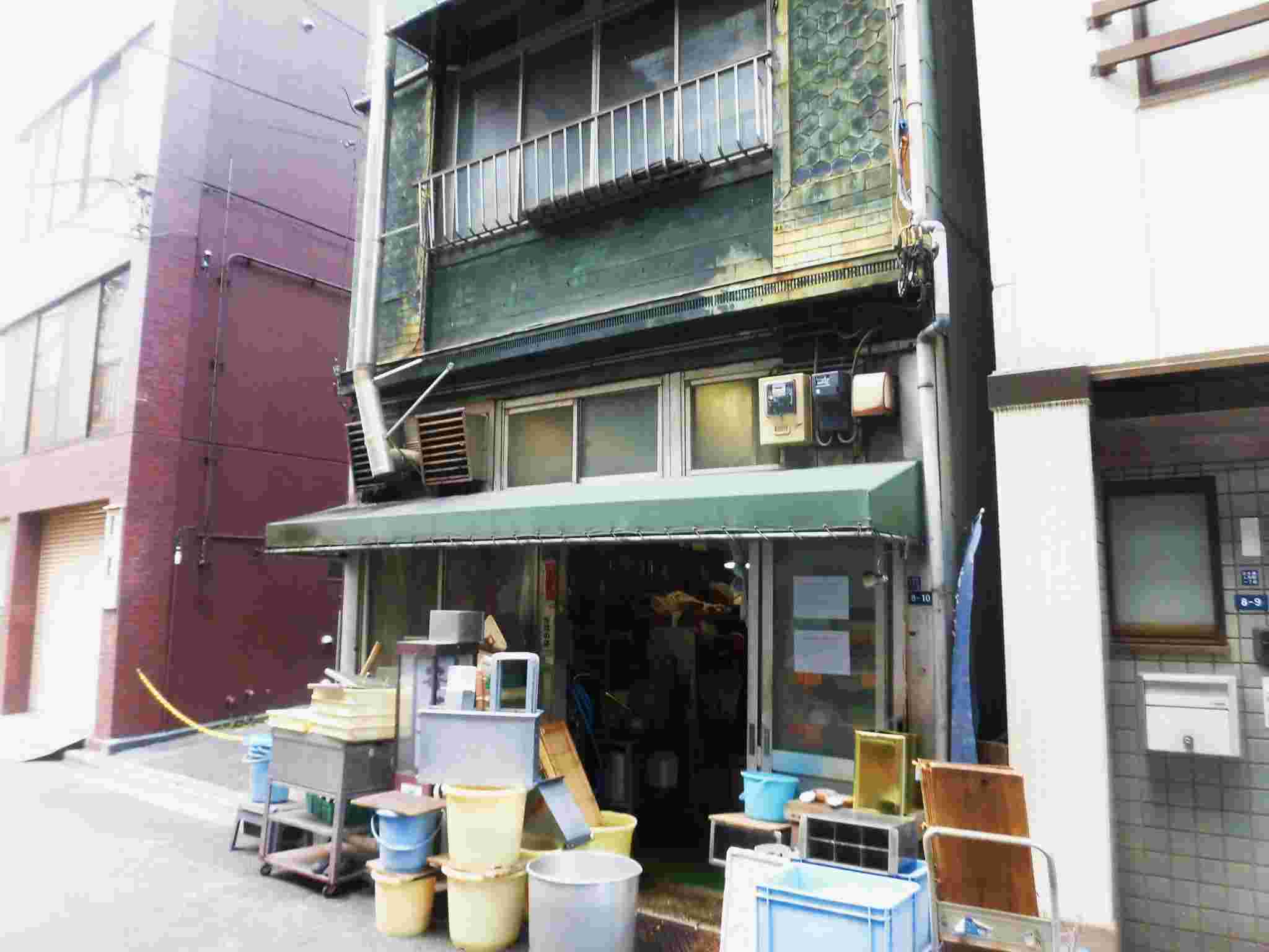 人形町の高柳豆腐店の店構え