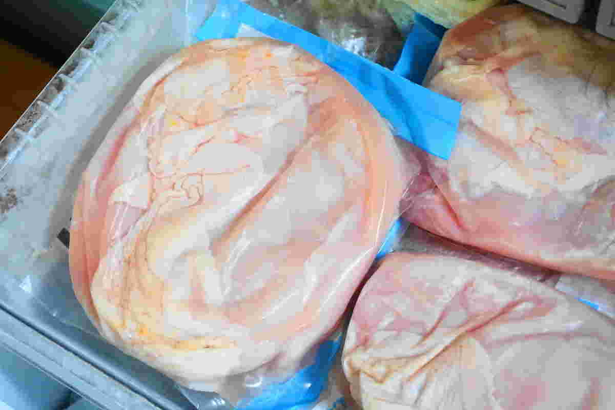 コストコのさくらどりむね肉をチルド室へ保存する