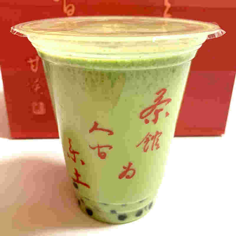 タピオカ抹茶ミルク