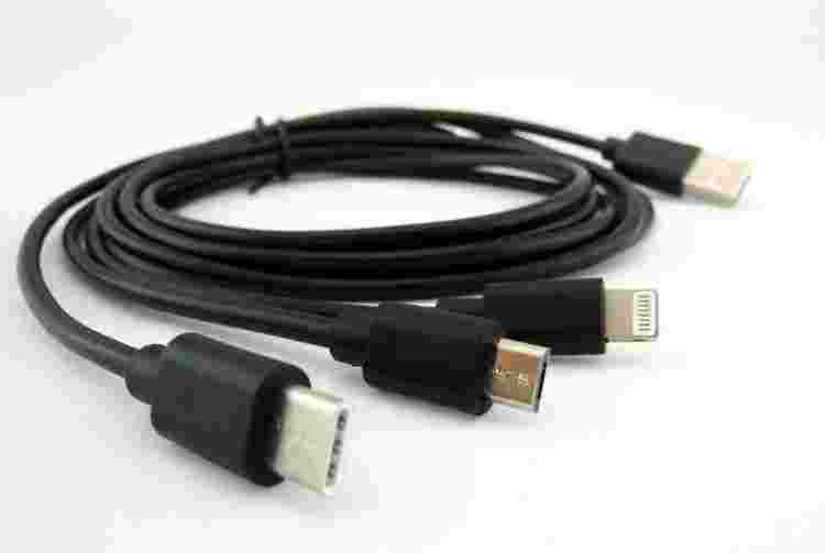 3in1USBケーブルの画像