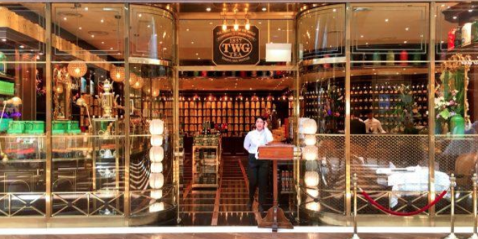 ゴージャスなTWGの店舗