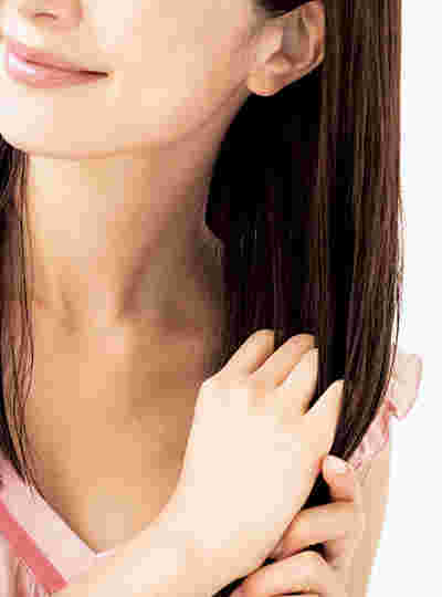 ヘアオイル使用イメージ
