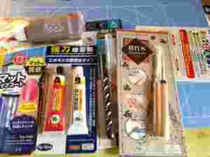 スイーツデコで使う道具の一例