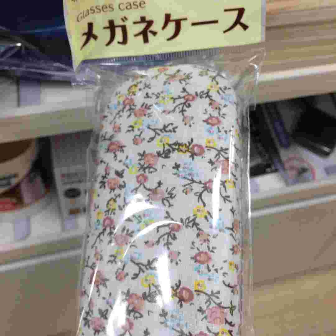 花柄メガネケース