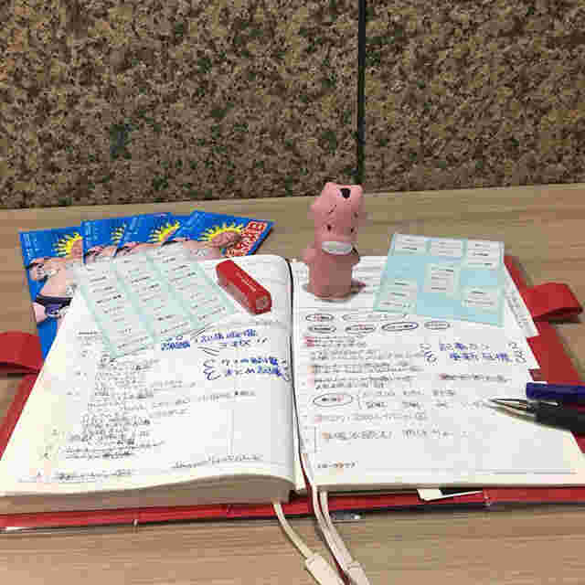 ラベルシールを手帳に貼って活用する