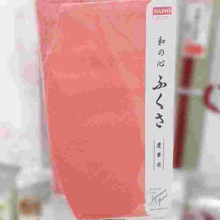 ピンク色の袱紗