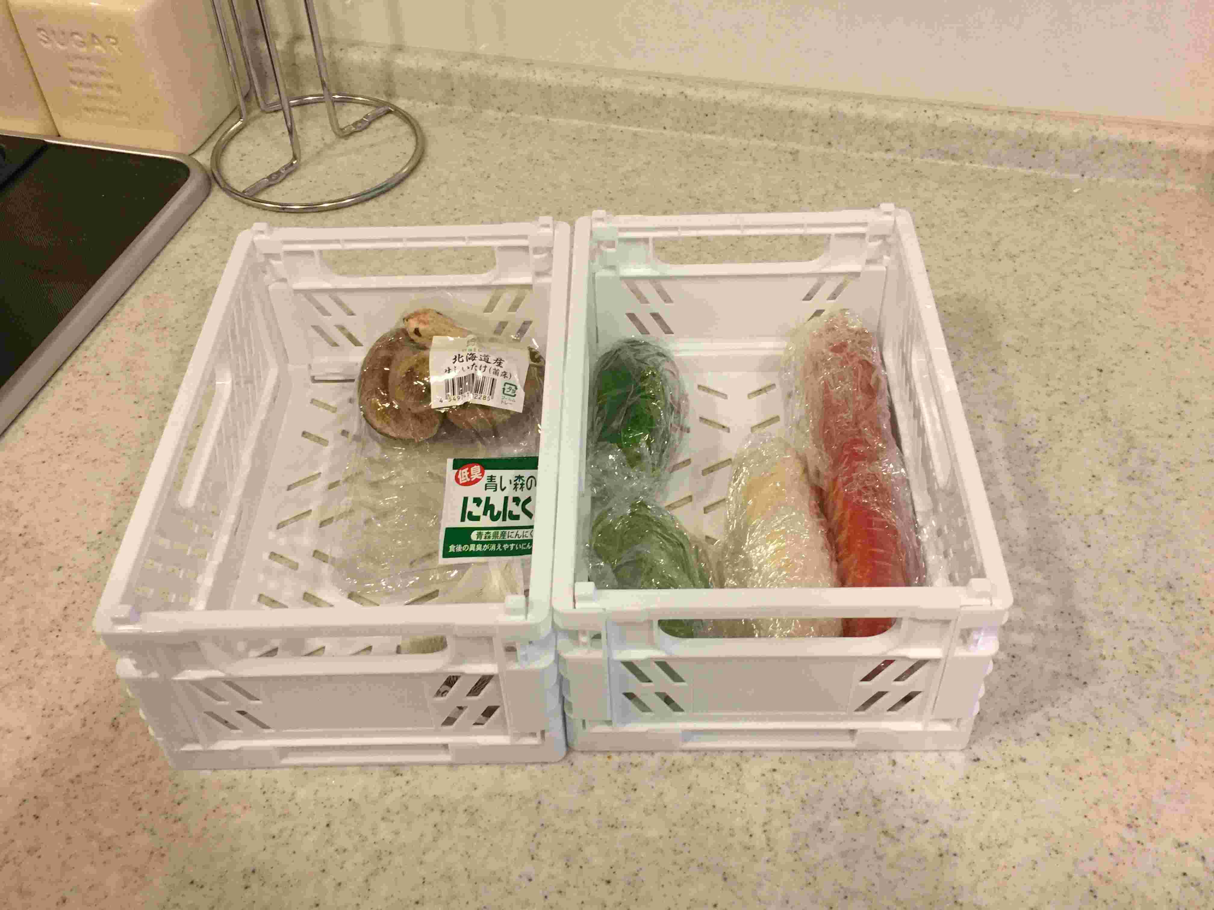 野菜収納に活用