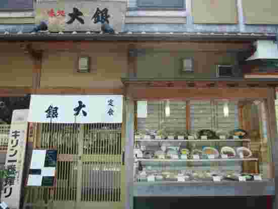 大銀食堂の外観